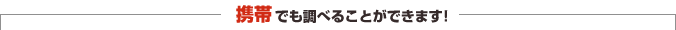 携帯でも調べることができます!